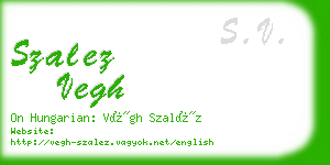 szalez vegh business card